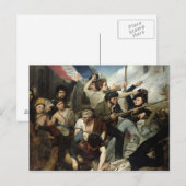 Szene der Revolution von 1830 Postkarte (Vorne/Hinten)