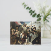 Szene der Revolution von 1830 Postkarte (Stehend Vorderseite)