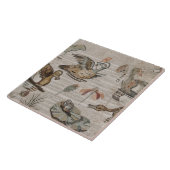 Szene der Wasservögel auf dem Nil, Haus von Faun Fliese (Seite)