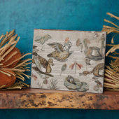 Szene der Wasservögel auf dem Nil, Haus von Faun Fotoplatte (Seite)