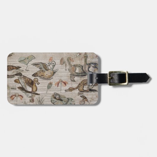 Szene der Wasservögel auf dem Nil, Haus von Faun Gepäckanhänger (Vorderseite horizontal)