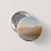 Szene des Berges River (Herbst des Hudson) Button (Vorne & Hinten)