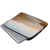 Szene des Berges River (Herbst des Hudson) Laptopschutzhülle (Vorne Knopf)