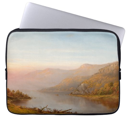 Szene des Berges River (Herbst des Hudson) Laptopschutzhülle (Vorderseite)