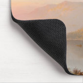 Szene des Berges River (Herbst des Hudson) Mousepad (Ecke)