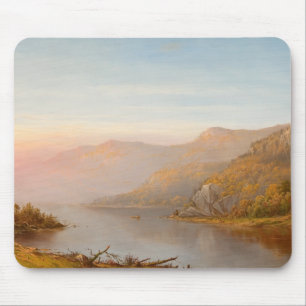 Szene des Berges River (Herbst des Hudson) Mousepad