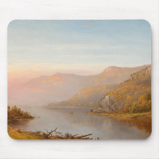 Szene des Berges River (Herbst des Hudson) Mousepad (Vorne)