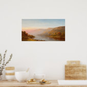 Szene des Berges River (Herbst des Hudson) Poster (Küche)
