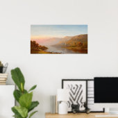 Szene des Berges River (Herbst des Hudson) Poster (Heimbüro)