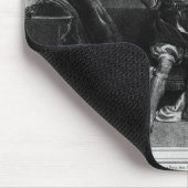 Szene des Buchstaben des Cousins Mousepad (Ecke)