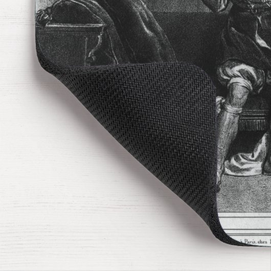 Szene des Buchstaben des Cousins Mousepad (Ecke)