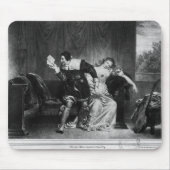 Szene des Buchstaben des Cousins Mousepad (Vorne)