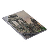 Szene des Romanforum-Notebooks Notizblock (Rechte Seite)