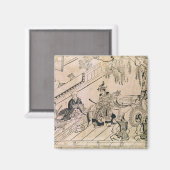 Szene eines heiligen Tanzes Magnet (Vorderseite/Rückseite)