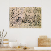 Szene eines heiligen Tanzes Poster (Küche)