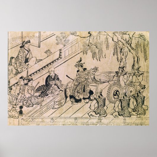 Szene eines heiligen Tanzes Poster (Vorne)