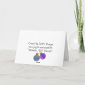 Szene im Pfeifer Feiertagskarte (Rückseite)