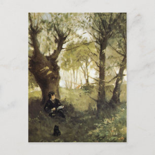 Szene in Auvers von Berthe Morisot Postkarte