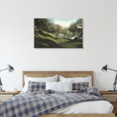 Szene in Busch Sunken Gardens Leinwanddruck (Insitu (Schlafzimmer))