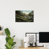 Szene in Busch Sunken Gardens Poster (Heimbüro)