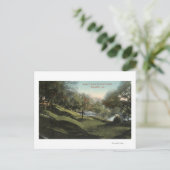 Szene in Busch Sunken Gardens Postkarte (Stehend Vorderseite)