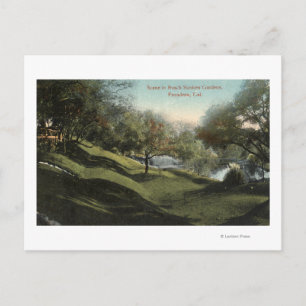 Szene in Busch Sunken Gardens Postkarte