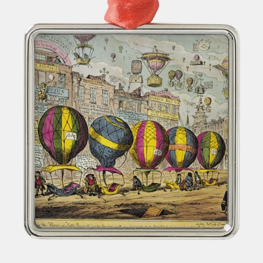 Szene in der Farce 'hoch der Aussichten Ornament Aus Metall (Vorne)