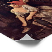 Szene in einer Taverne " von Hogarth William Poster (Ecke)