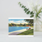 Szene in Lincoln Park, Jersey City, New Jersey Postkarte (Stehend Vorderseite)