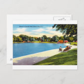 Szene in Lincoln Park, Jersey City, New Jersey Postkarte (Vorne/Hinten)