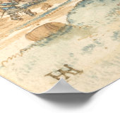 Szene mit Tower - Hendrick Avercamp Kunstposter Poster (Ecke)