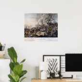 Szene nach der Schlacht von Waterloo Poster (Heimbüro)
