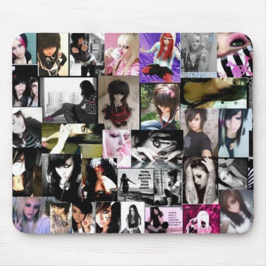 SZENE UND EMO GIRLLz Mousepad (Vorne)