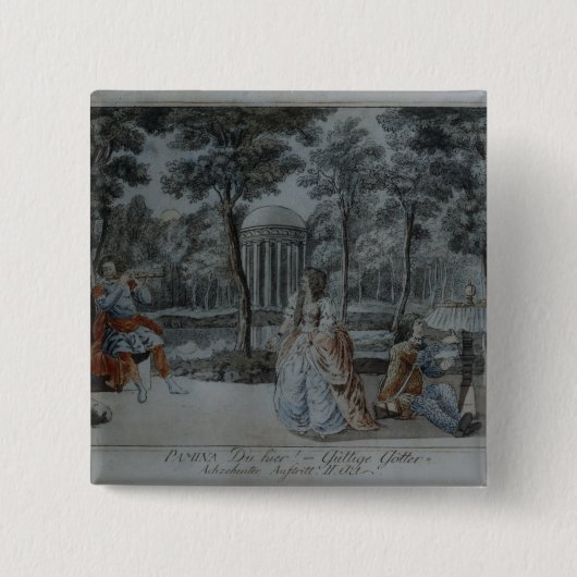 Szene 'vom magischen Flute Button (Vorderseite)