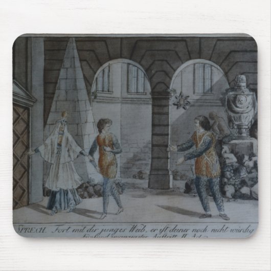 Szene 'vom magischen Flute Mousepad (Vorne)