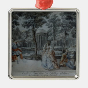 Szene 'vom magischen Flute Ornament Aus Metall