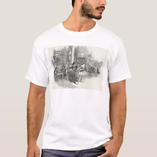 Szene vom neuen Ballett 'der Witzbolde von T-Shirt