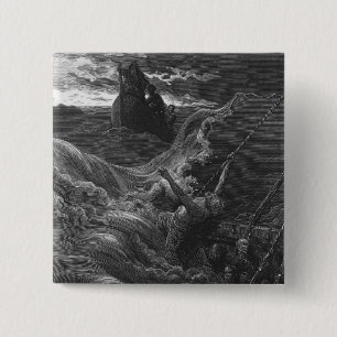 Szene 'vom Raureif des alten Mariner Button