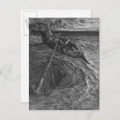 Szene 'vom Raureif des alten Mariner Postkarte (Vorne/Hinten)
