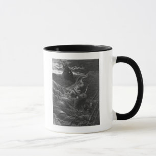 Szene 'vom Raureif des alten Mariner Tasse