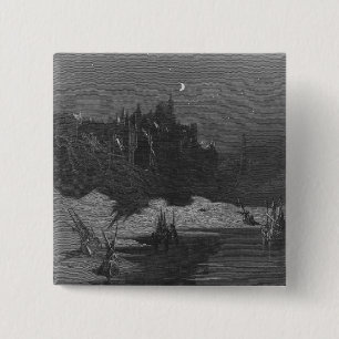 Szene "vom Raureif des alten Seemannes" 4 Button
