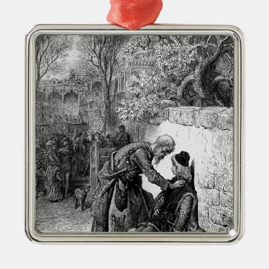 Szene "vom Raureif des alten Seemannes", Ornament Aus Metall (Vorne)