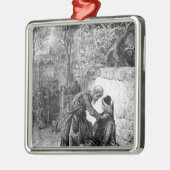 Szene "vom Raureif des alten Seemannes", Ornament Aus Metall (Links)