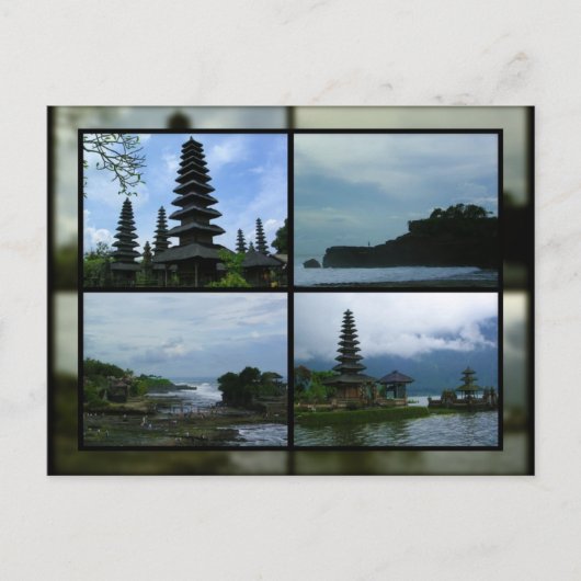 Szene von Bali Postkarte (Vorderseite)