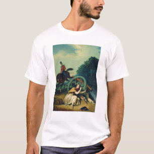 Szene von den 1812 Franco-Russischer Krieg, 1830s T-Shirt