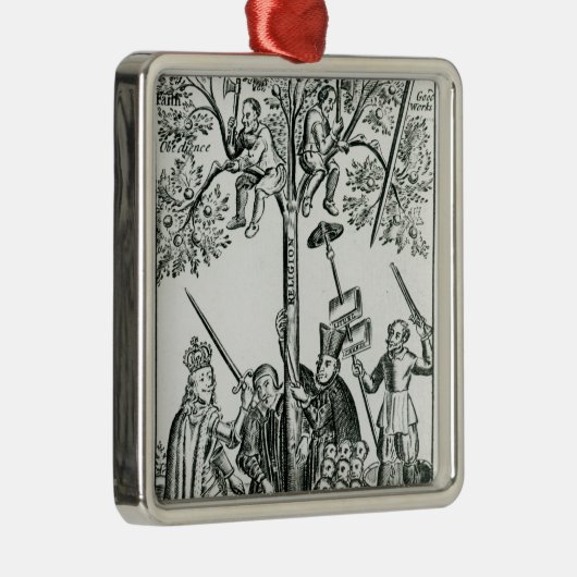 Szene 'von den Orakeln des Schäfers Ornament Aus Metall (Rechts)