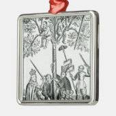 Szene 'von den Orakeln des Schäfers Ornament Aus Metall (Links)