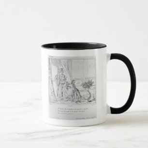 Szene von der Braut von Abydos durch Lord Byron Tasse