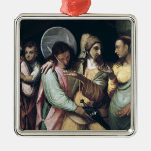 Szene von der Commedia dell'Arte, c.1765 Ornament Aus Metall