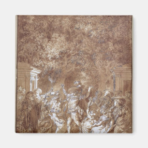 Szene 'von der Heirat von Figaro Magnet